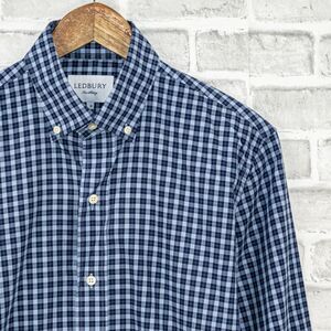 Ledbury Blue Plaid Button-Down Shirt
